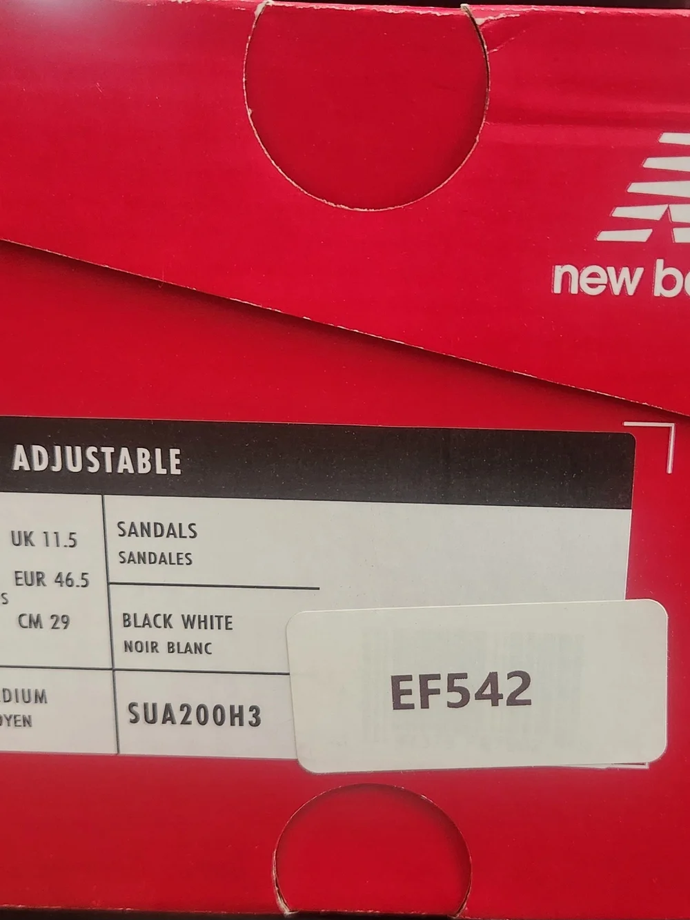 New Balance Black Slide Sandals with White NB Logo